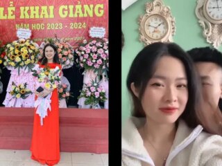Clip: Clip vụ cô giáo 2k1 Mai Quỳnh Trang và nam sinh thân mật trong lớp học