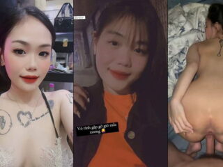 Clip: Em nằm im banh mông ra để nhận từng cú dập lút cán